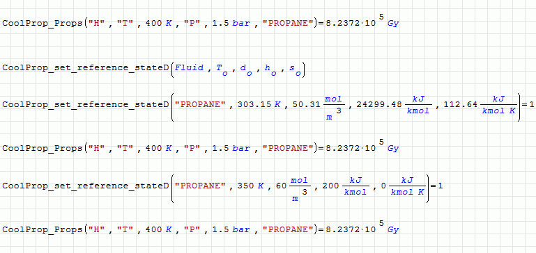 A SMath Studio native wrapper of the CoolProp library (www.coolprop.org) - thermophysical property database and wrappers for a selection of programming environments.